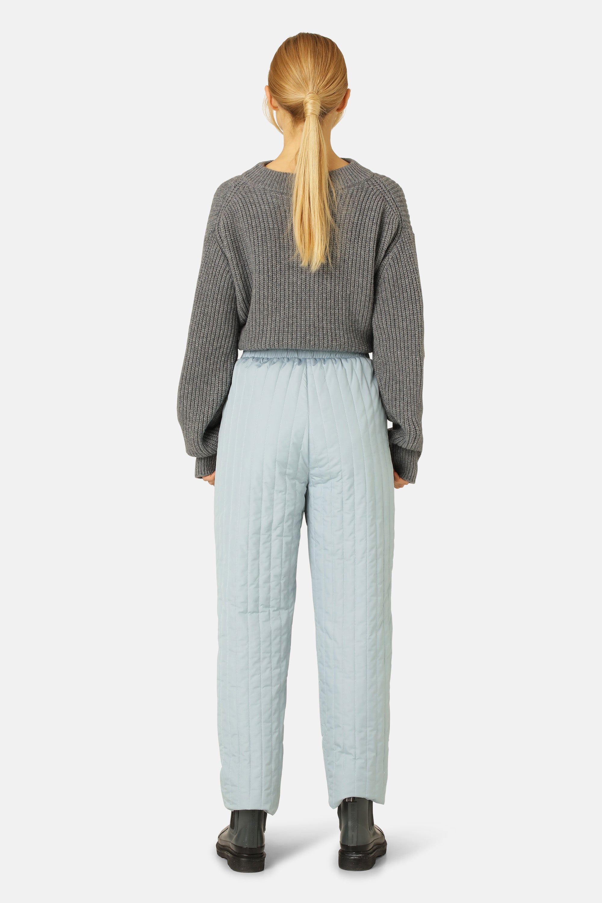 Ilse Jacobsen Hornbæk Outerwear Stepphose Trousers 608 Pale Petroleum